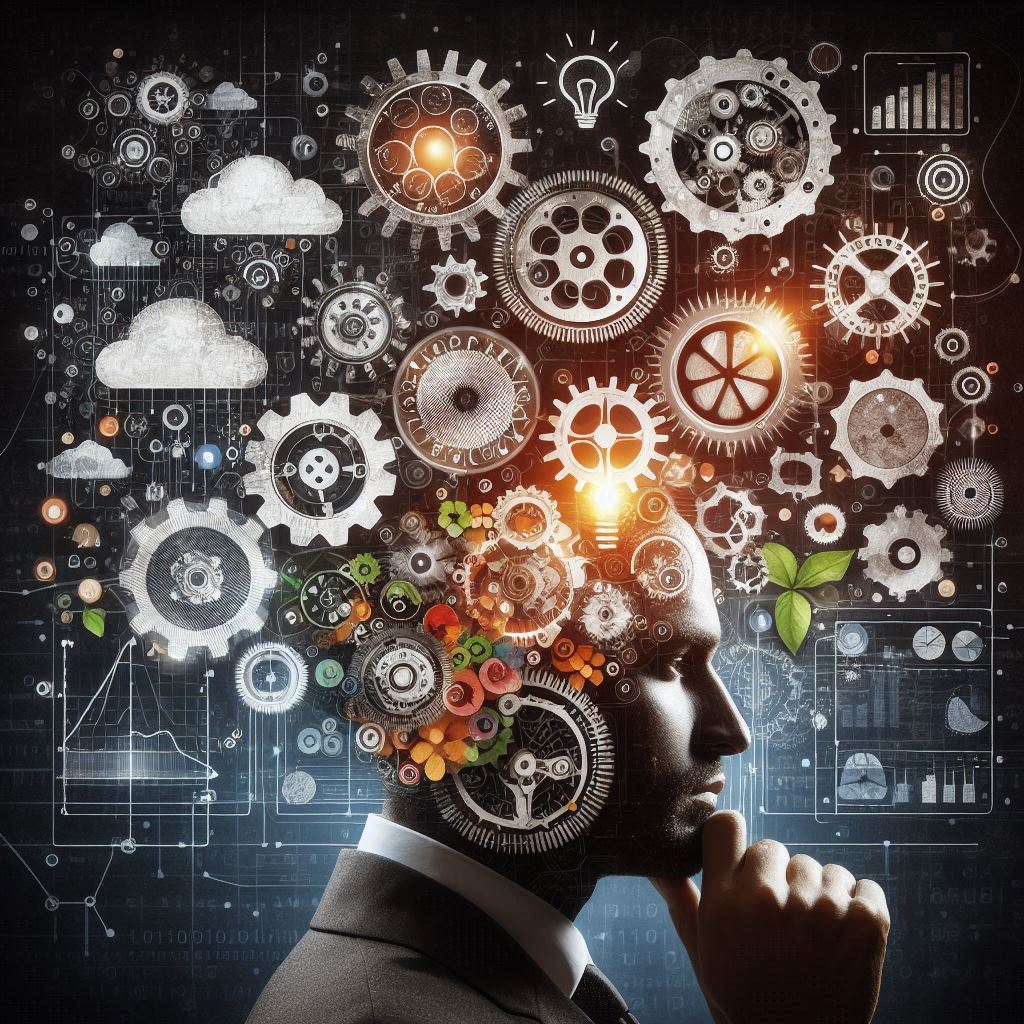 man developing critical thinking skills